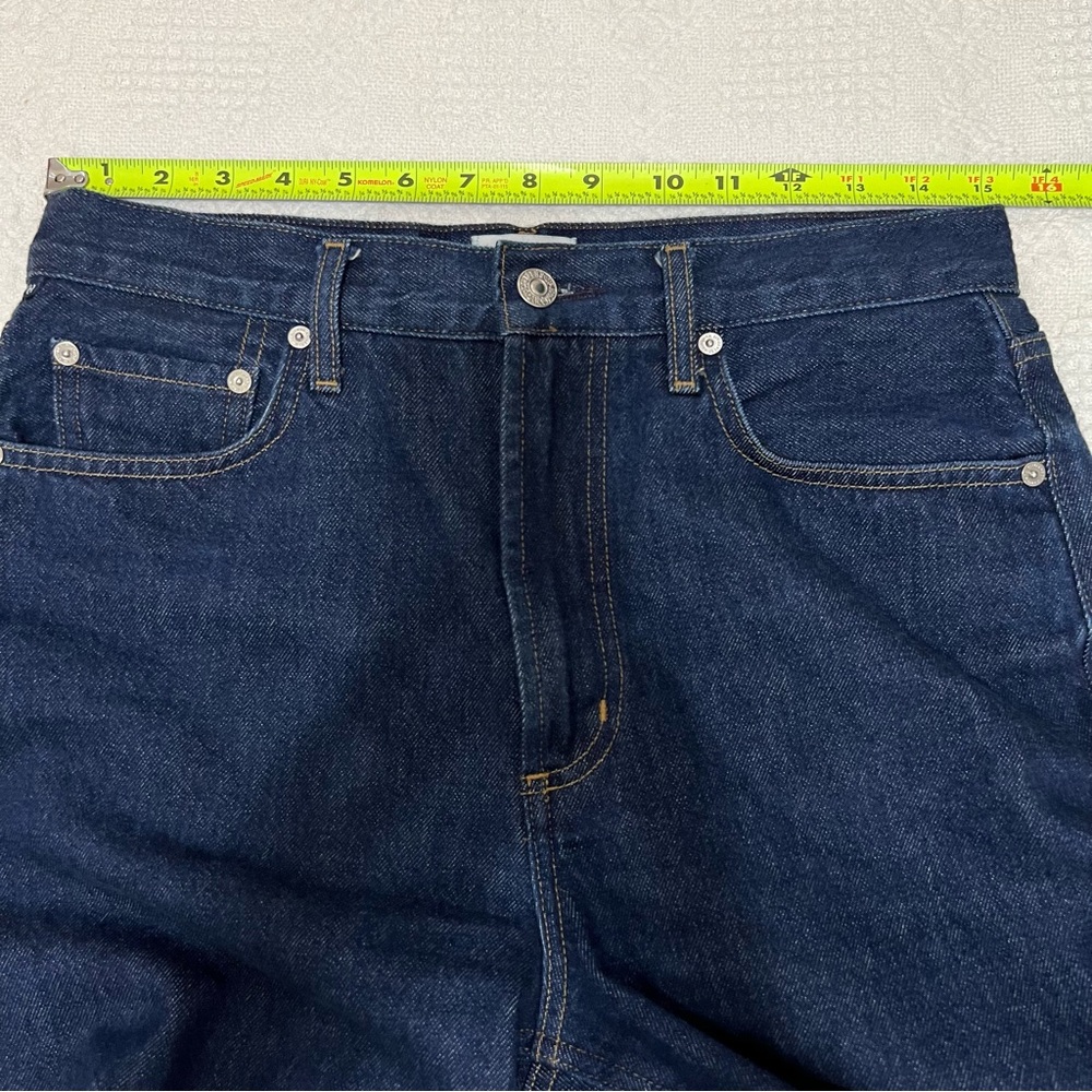 Citizens Of Humanity Navy Wide Leg Jeans - Picture 14 of 16